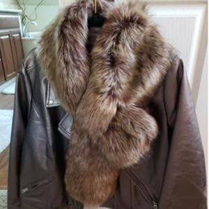 Michael Kors Faux-Fur Pull-Through Scarf